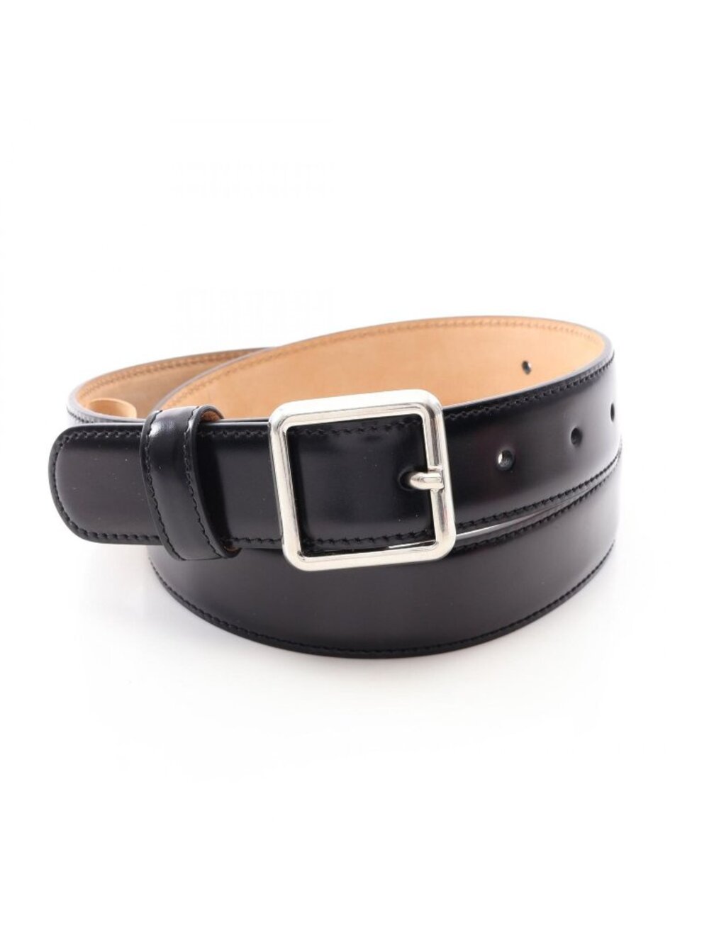 Balenciaga Belt Silver Leather